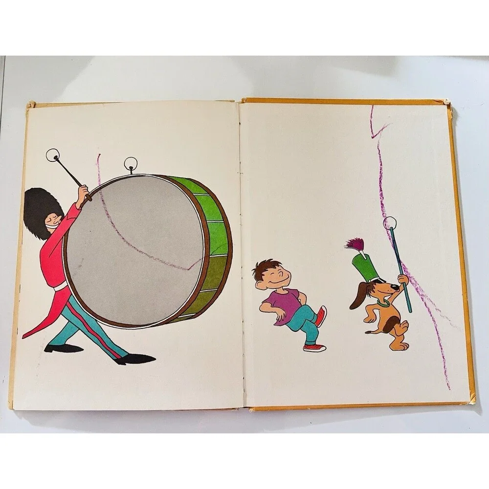 1968 The Ear Book Al Perkins Bright & Early Beginner Book HC Dr Seuss Era